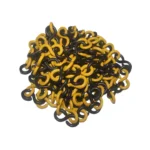 Ladwa Plastic Barrier Chain, Caution Tape and Cone Sign Plate Chain, yellow / black, 6 mm, 5 m