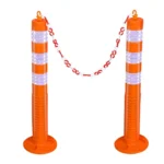 Ladwa Flexible Spring Post, T Top, Orange (Pack of 2)