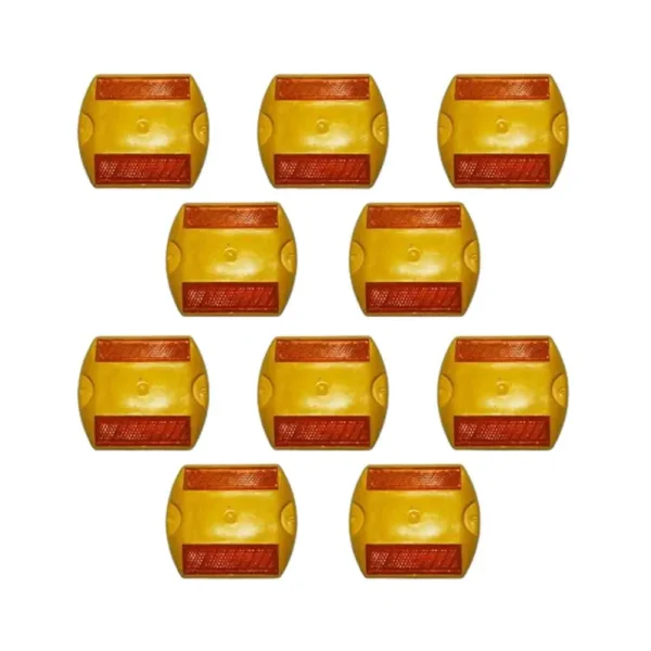 Ladwa Road Reflector Stud, Yellow (Pack of 10)