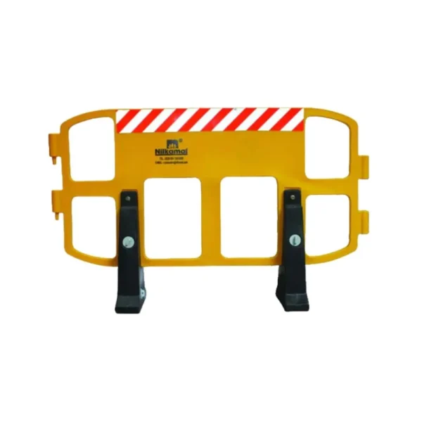 Nilkamal Plastic Barricade Fence (Perforated 2 m & Pipe Barrier)