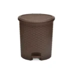 Nilkamal Pedal Dustbin (Cane Look 12 L & Twin Wet/Dry 10 L) DB12LCANESRB, cane look