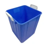 Nilkamal Push Cart Bin for Street Sweeping (27 L, Metal or Plastic Handle) CC33325HWPH, heavy weight, plastic handle