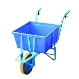 Nilkamal Wheel Barrow, Plastic Pan & Metallic (65 L to 300 kg)