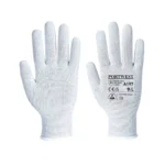 Portwest Antistatic ESD Gloves (A197 Shell, A198 Fingertip, A199 PU Palm) A197 shell, uncoated