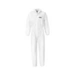 Portwest BizTex Microporous Disposable Coverall (ST40 White & ST70 Yellow) ST40, white, Type 5 / 6
