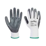 Portwest Nitrile Grip Gloves (A310 Flexo Grip, A312, A313, DermiFlex A351 / A352, A146 Winter) A310 Flexo Grip, grey-white
