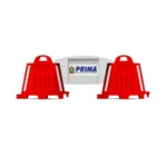 Prima Water Filled Road Safety Barricade (1 m to 2 m) PPLIMRB-1000, intermediate locking