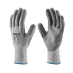 Udyogi Cut Resistant Gloves, Level 3 & 5 (HPU, DRC, H 5101, TPR 9004) HPU 3, cut 3, PU palm