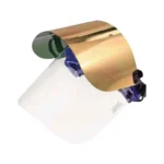 Udyogi Flip-Front Face Shield with Cap Bracket & Replacement Shields (QV Series) QVCS7-4, 4 inch cobalt shade 7 flip only