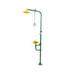 Udyogi Combination Safety Shower & Eye Wash (6220, 6250, GI & SS) 6220 GI, hand operated