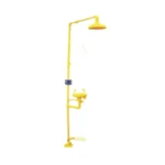Udyogi Combination Safety Shower & Eye Wash (6220, 6250, GI & SS) 6250 GI, hand and foot operated