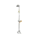 Udyogi Combination Safety Shower & Eye Wash (6220, 6250, GI & SS) 6250 SS, hand and foot operated