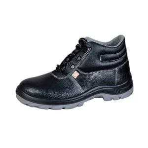 Zain High Ankle Steel Toe Safety Shoes (Rider, ZM-444, ZM-10 PU Rubber, Safex Welder)