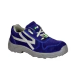 Zain Sporty Suede Safety Shoes, Steel Toe (ZM-03, ZM-040, Luxor, Blade, Concord) ZM-040, blue suede